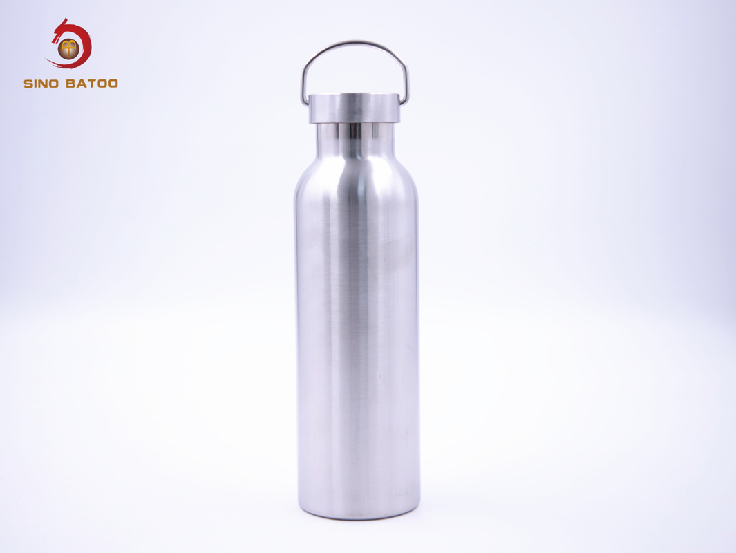 Bpa Free 304 Stainless Steel Sport Bottle Custom Logo 1 Liter With Handle